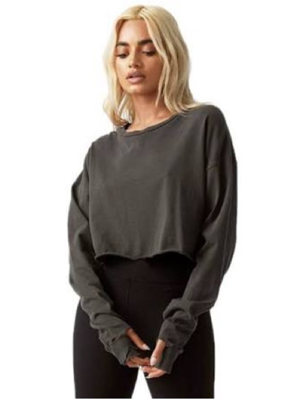 Joah Brown Soho Cropped Long sleeve Top